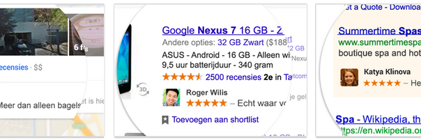 Google Aanbevelingen uitzetten